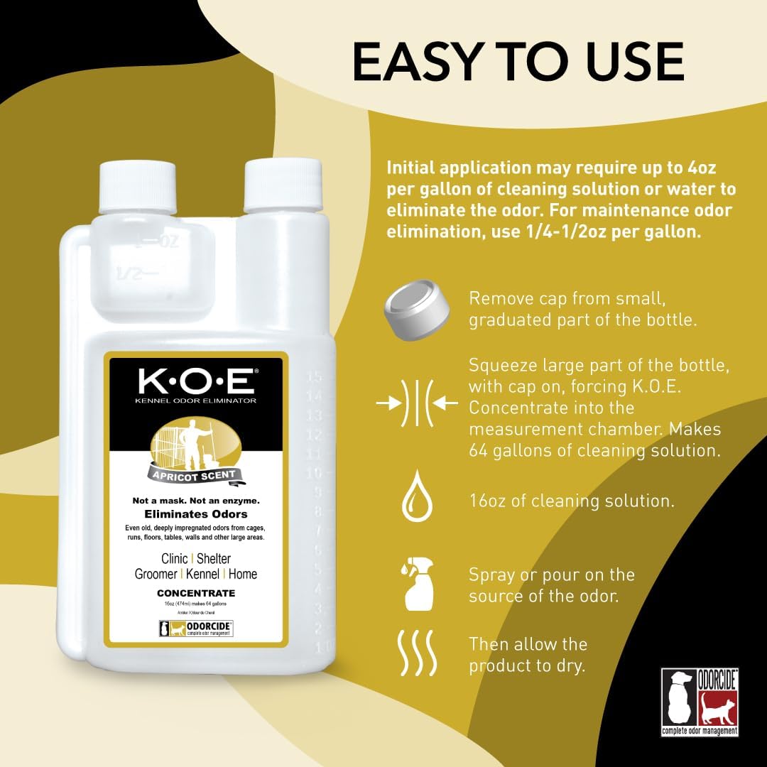 K.O.E. 16oz Concentrate - Kennel Odor Neutralizer