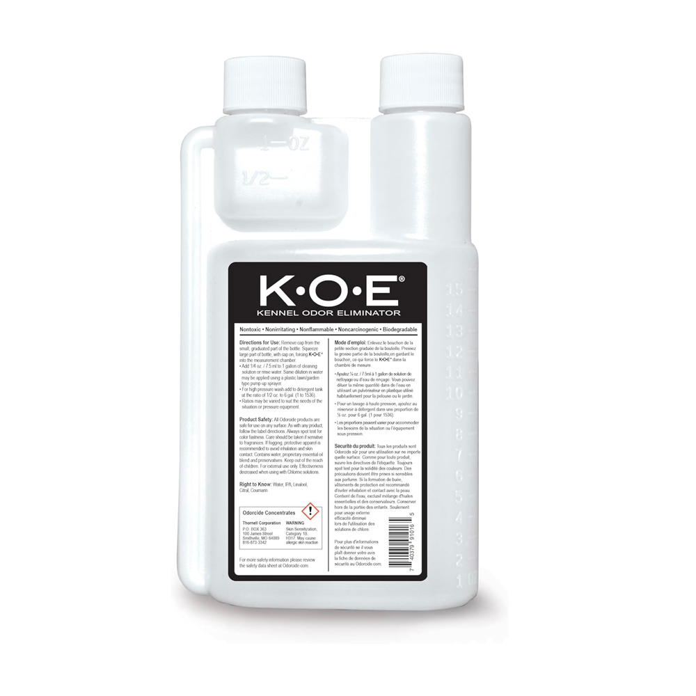 K.O.E. 16oz Concentrate - Kennel Odor Neutralizer